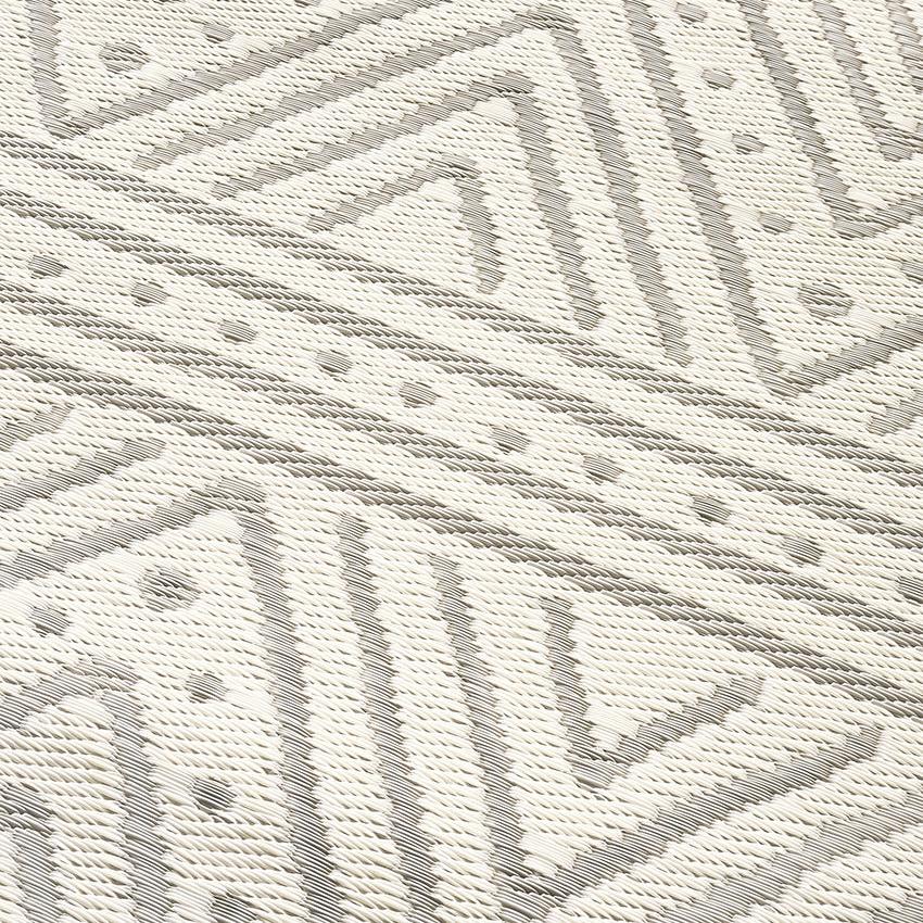 Patan Beige Outdoor Rug | Modern Chevron Pattern Design