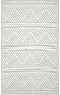 Patan Beige Outdoor Rug | Modern Chevron Pattern Design