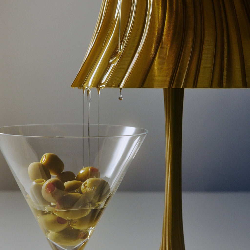 Pleat Lamp | Sculptural Pleated Table Lamp – Wooj Design