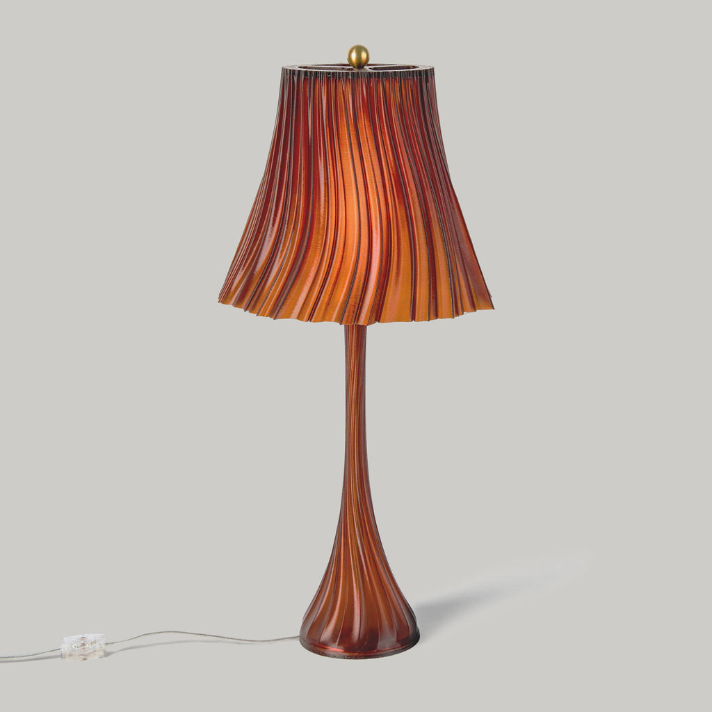 Pleat Lamp | Sculptural Pleated Table Lamp – Wooj Design
