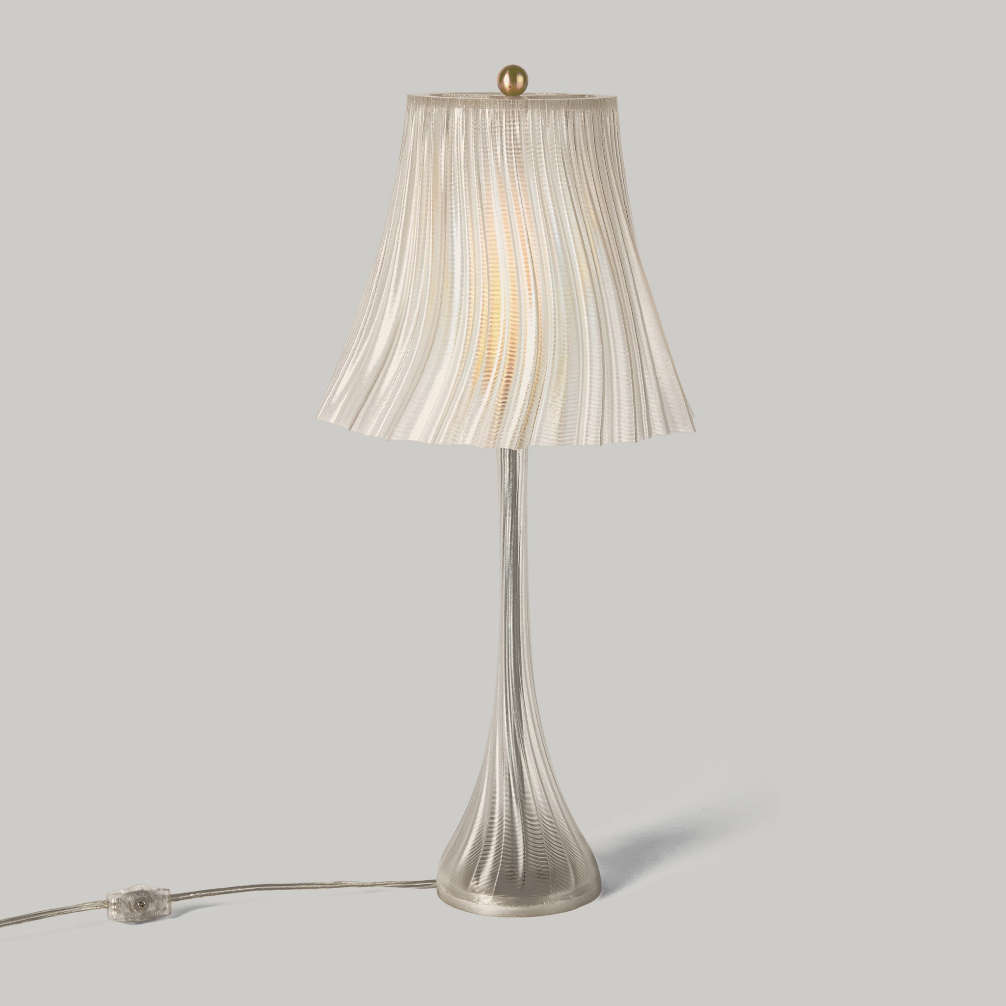 Pleat Lamp | Sculptural Pleated Table Lamp – Wooj Design