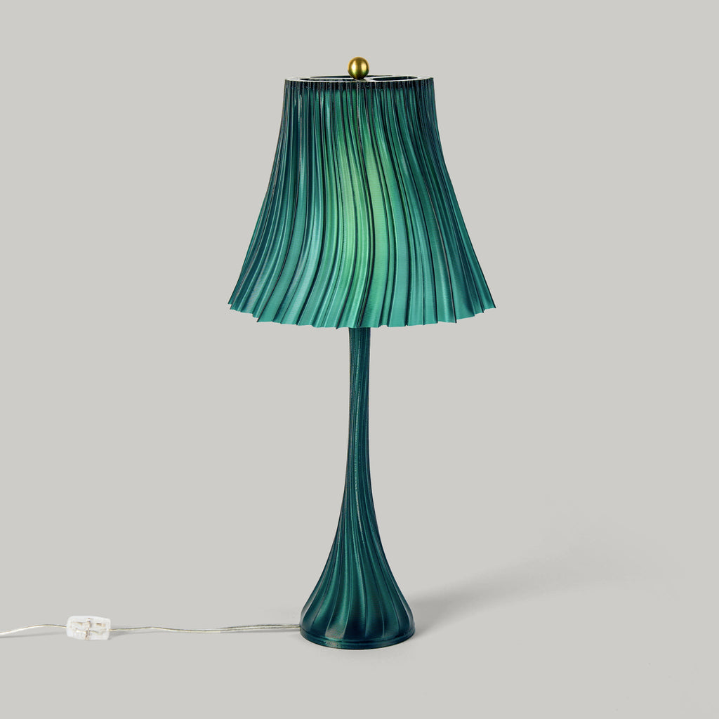 Pleat Lamp | Sculptural Pleated Table Lamp – Wooj Design