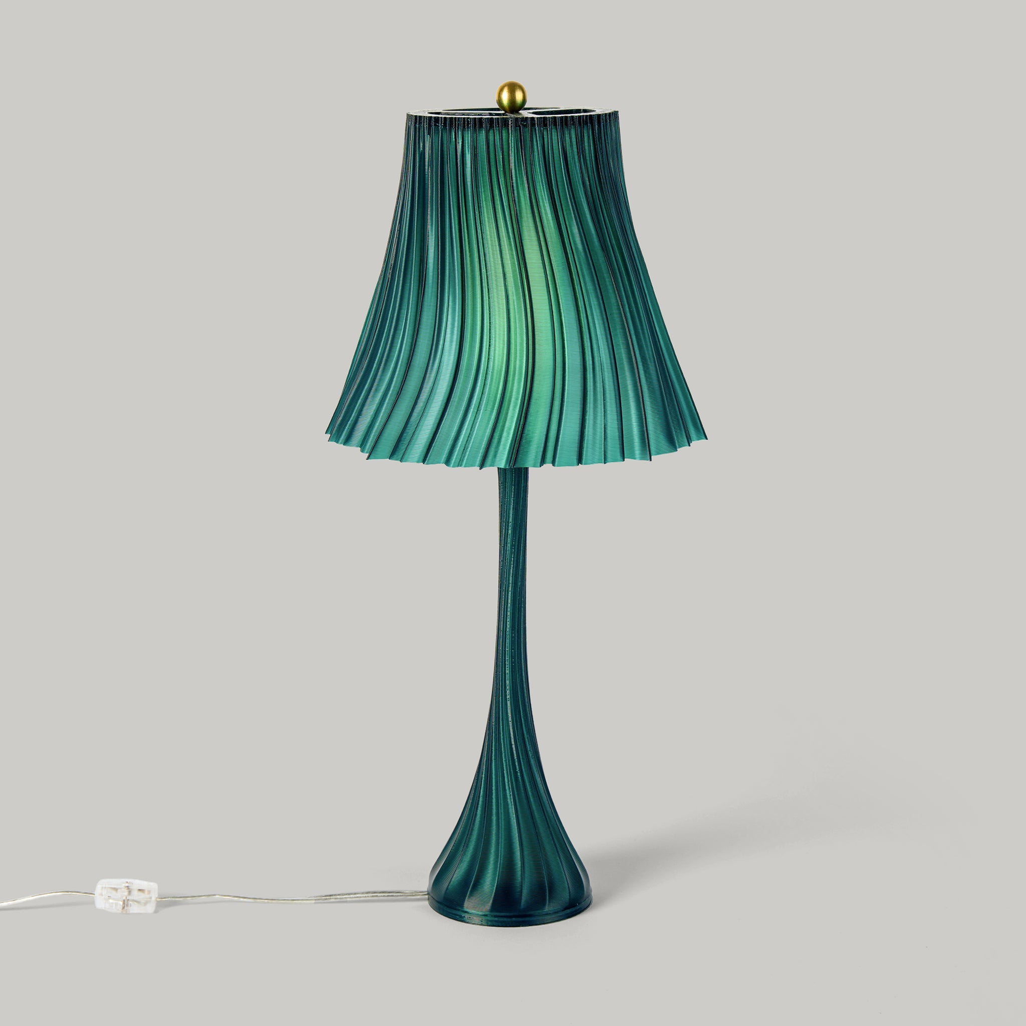 Pleat Lamp | Sculptural Pleated Table Lamp – Wooj Design