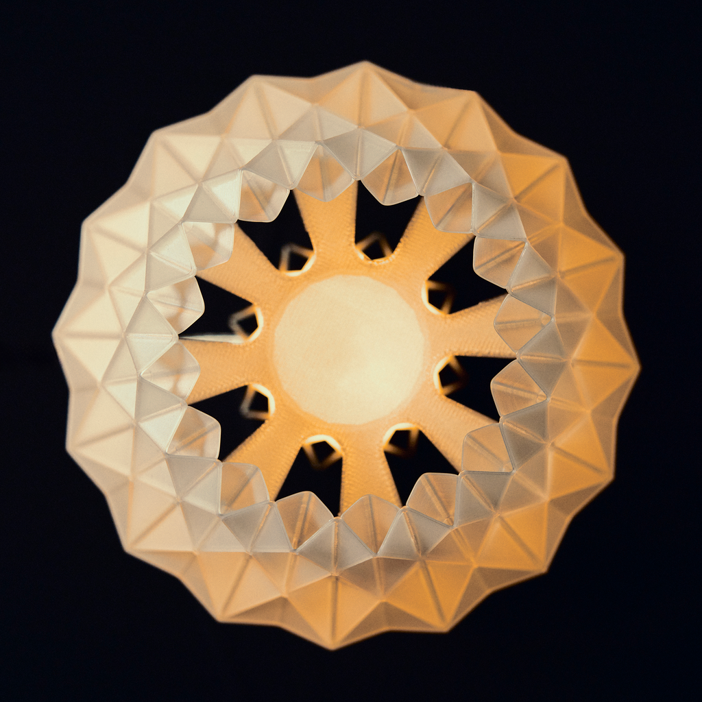 Prisma Lamp | 3D Printed Geometric Modular Table Lamp – Walmen Dumaliang x Wooj Design