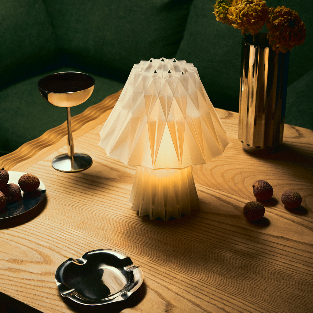 Prisma Lamp | 3D Printed Geometric Modular Table Lamp – Walmen Dumaliang x Wooj Design