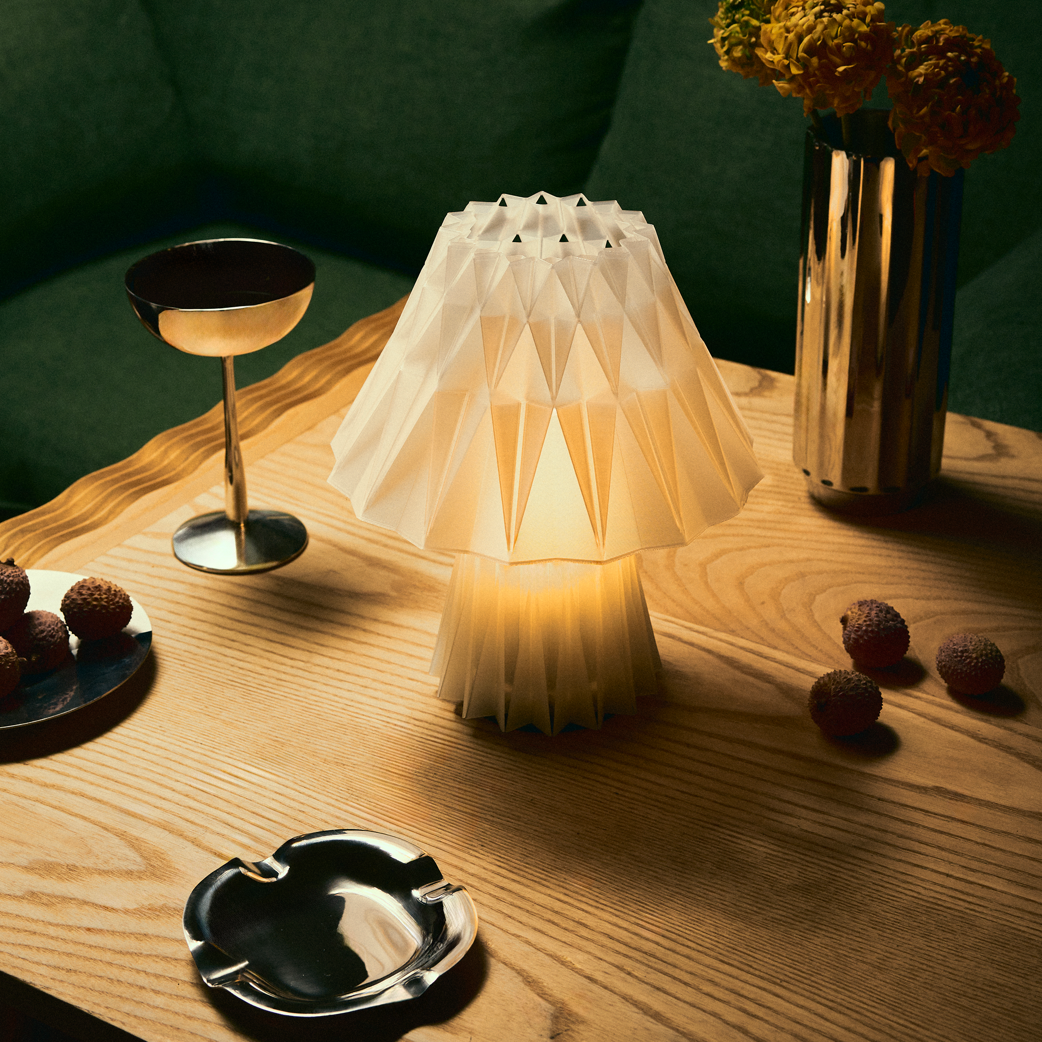 Prisma Lamp | 3D Printed Geometric Modular Table Lamp – Walmen Dumaliang x Wooj Design