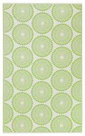 Rio Green Outdoor Rug | Vibrant Medallion Double-Sided Design