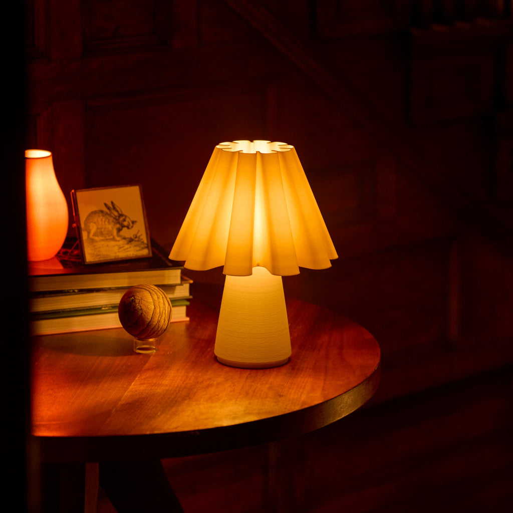 Ruff Lamp | 3D Printed Baroque-Inspired Designer Table Lamp – Mina Wright x Wooj Design