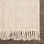 Senneterre Bleached Jute Area Rug