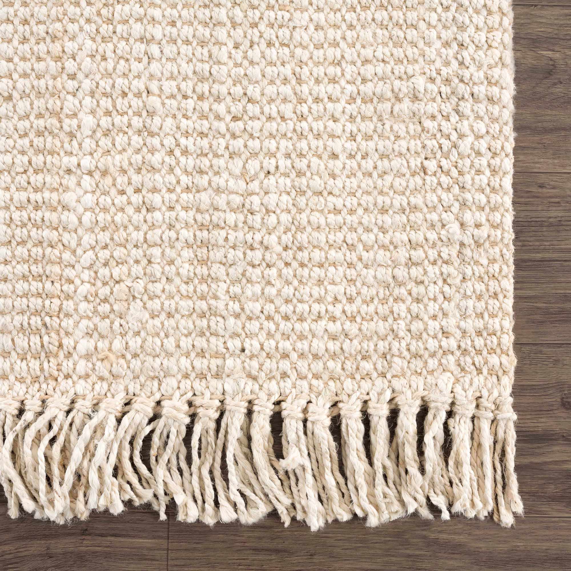 Senneterre Bleached Jute Area Rug