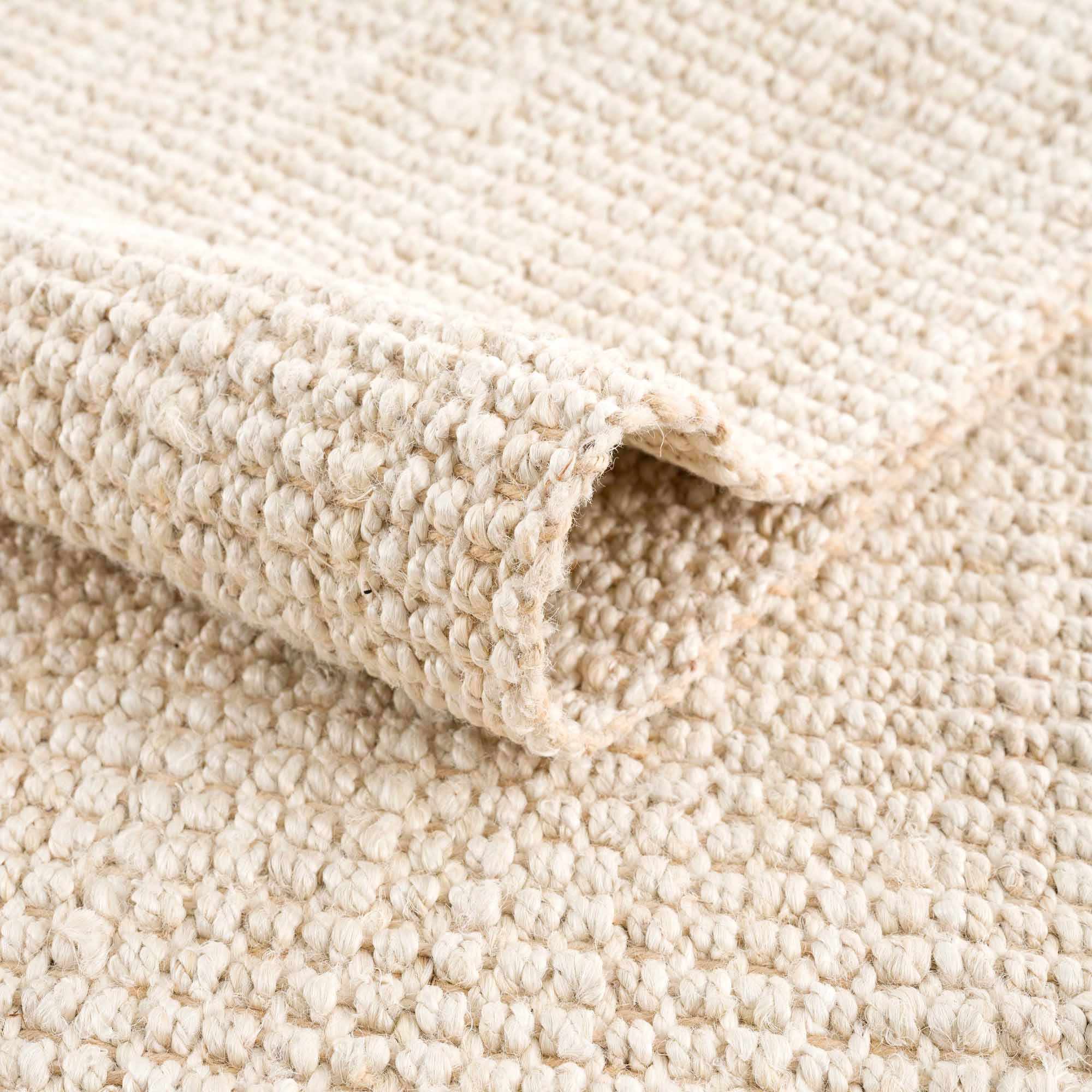 Senneterre Bleached Jute Area Rug