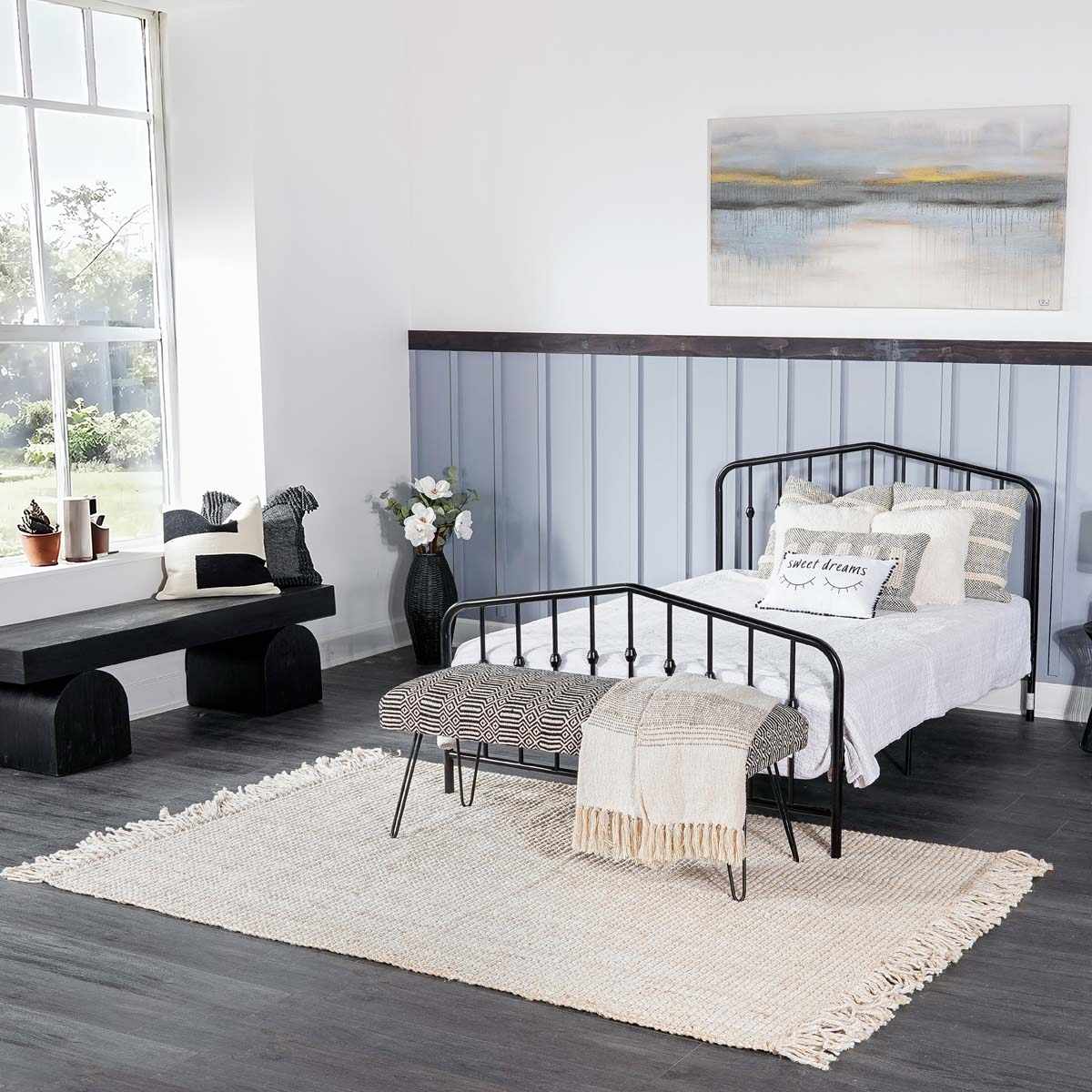 Senneterre Bleached Jute Area Rug