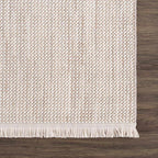 Gowan Fringed Solid Area Rug