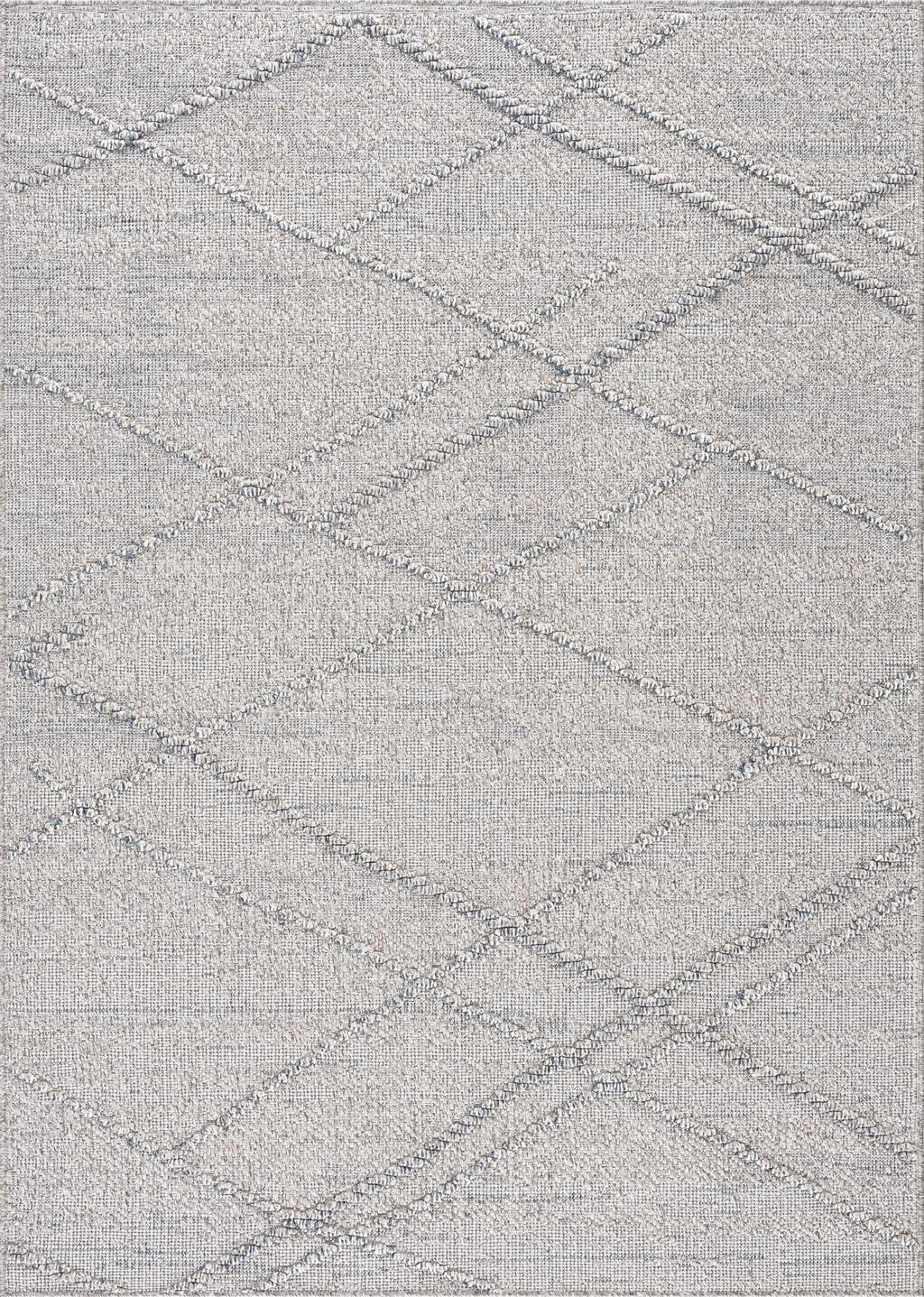Baqer Taupe & Gray Indoor/Outdoor Area Rug | Crosshatch Design