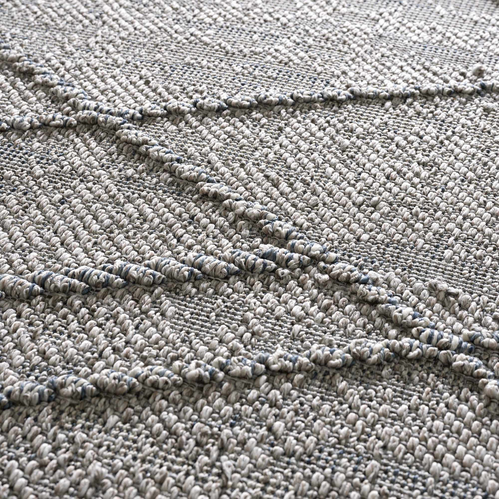 Baqer Taupe & Gray Indoor/Outdoor Area Rug | Crosshatch Design
