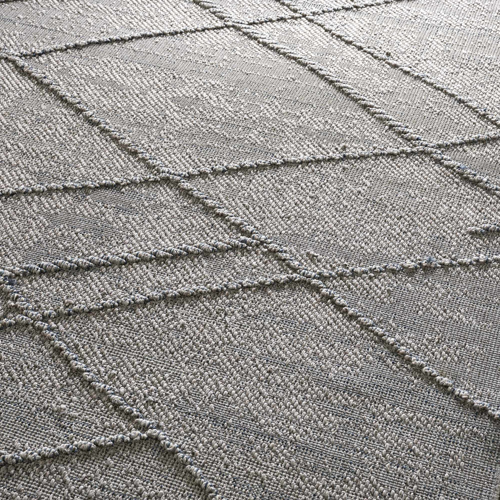 Baqer Taupe & Gray Indoor/Outdoor Area Rug | Crosshatch Design