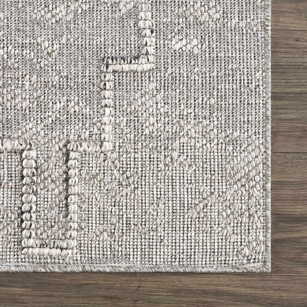 Butch Gray Area Rug | Aztec-Inspired Design