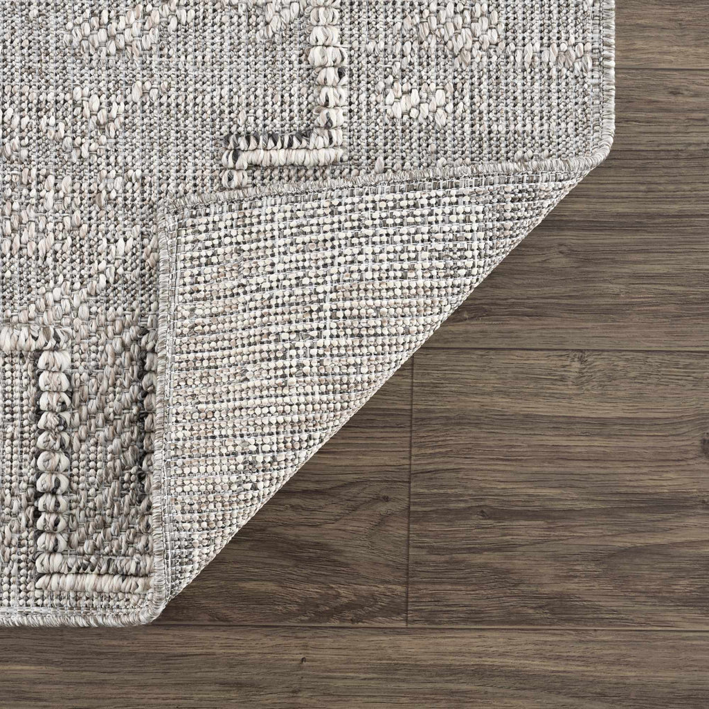 Butch Gray Area Rug | Aztec-Inspired Design