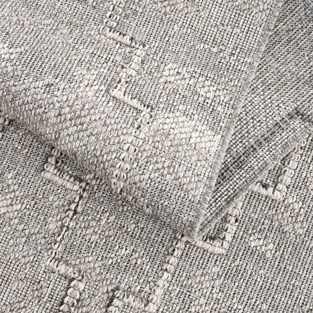 Butch Gray Area Rug | Aztec-Inspired Design