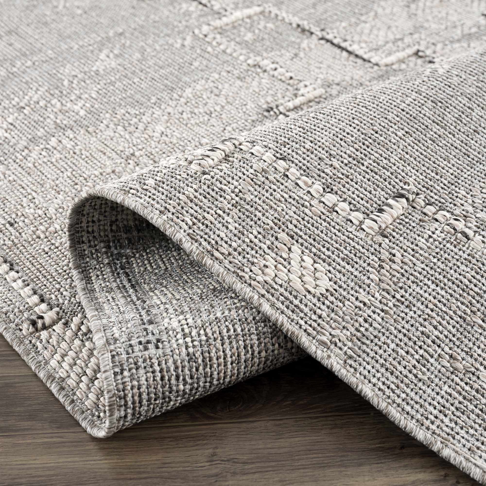 Butch Gray Area Rug | Aztec-Inspired Design