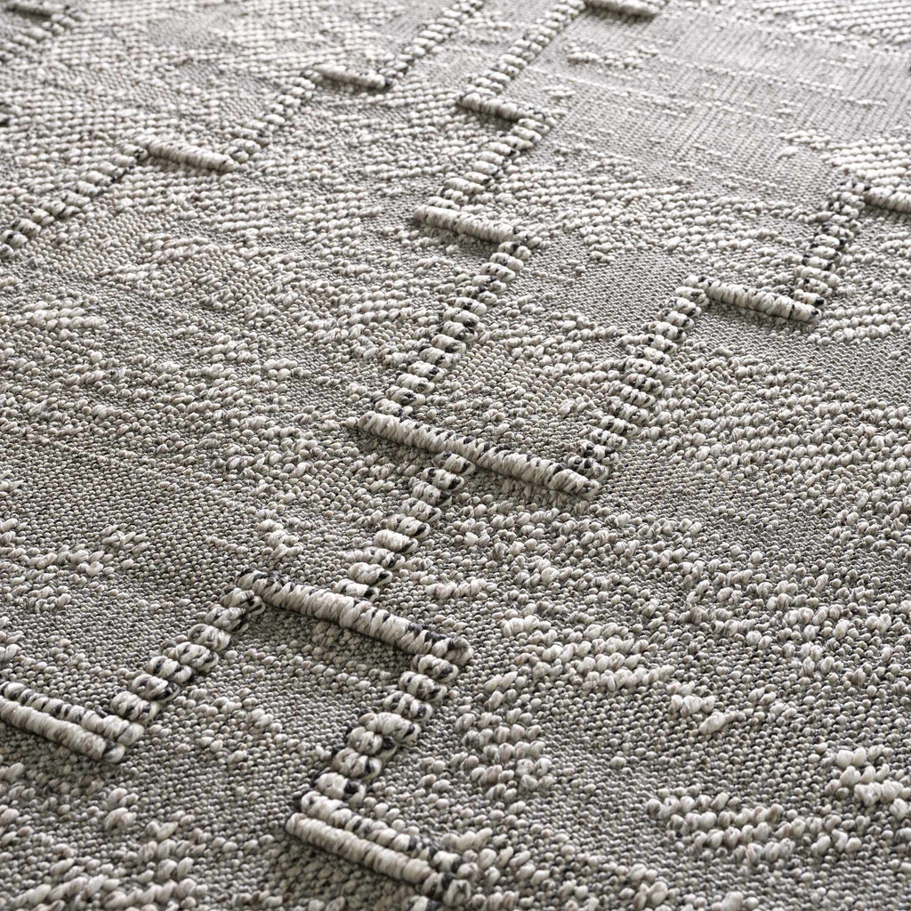 Butch Gray Area Rug | Aztec-Inspired Design