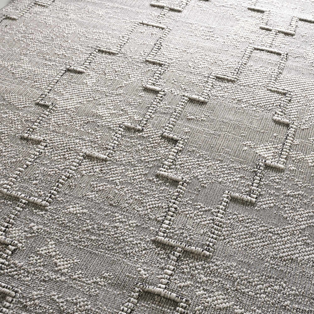 Butch Gray Area Rug | Aztec-Inspired Design
