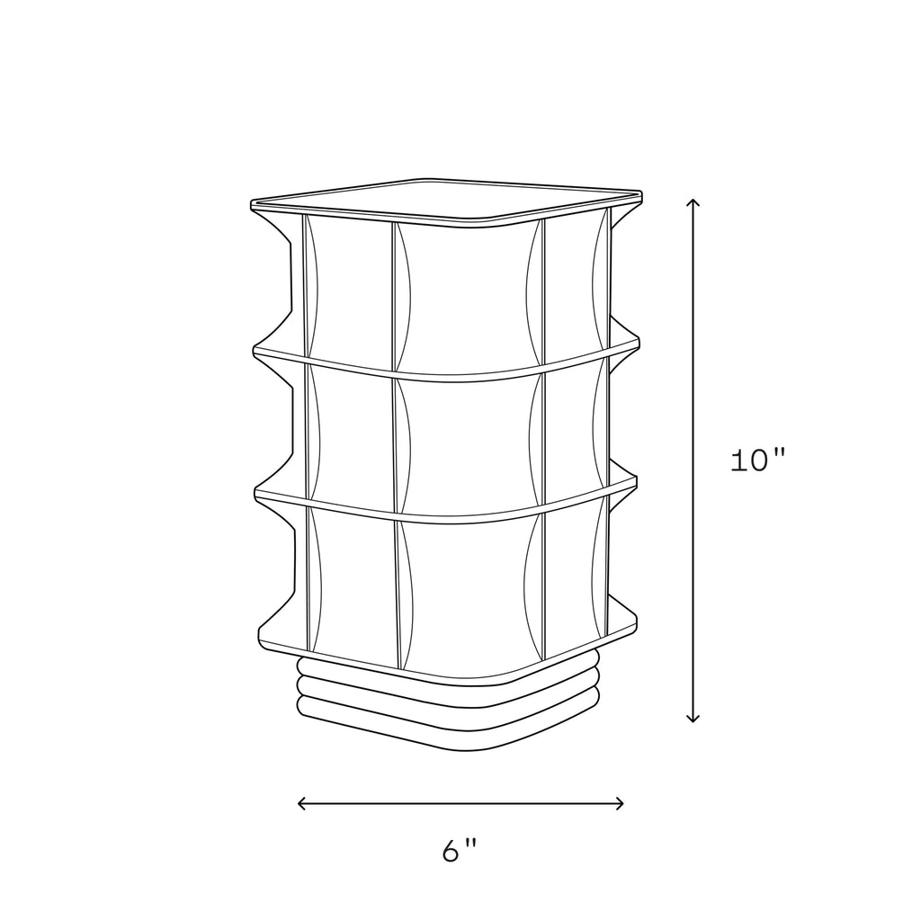 Scaffold Lamp | 3D Printed Grid Cage Table Lamp – Nigh Collective x Wooj Design
