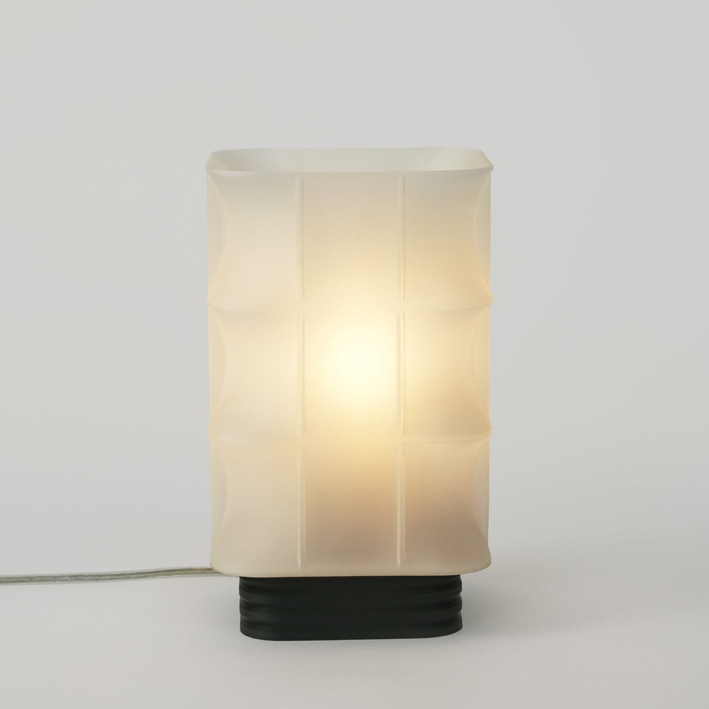Scaffold Lamp | 3D Printed Grid Cage Table Lamp – Nigh Collective x Wooj Design