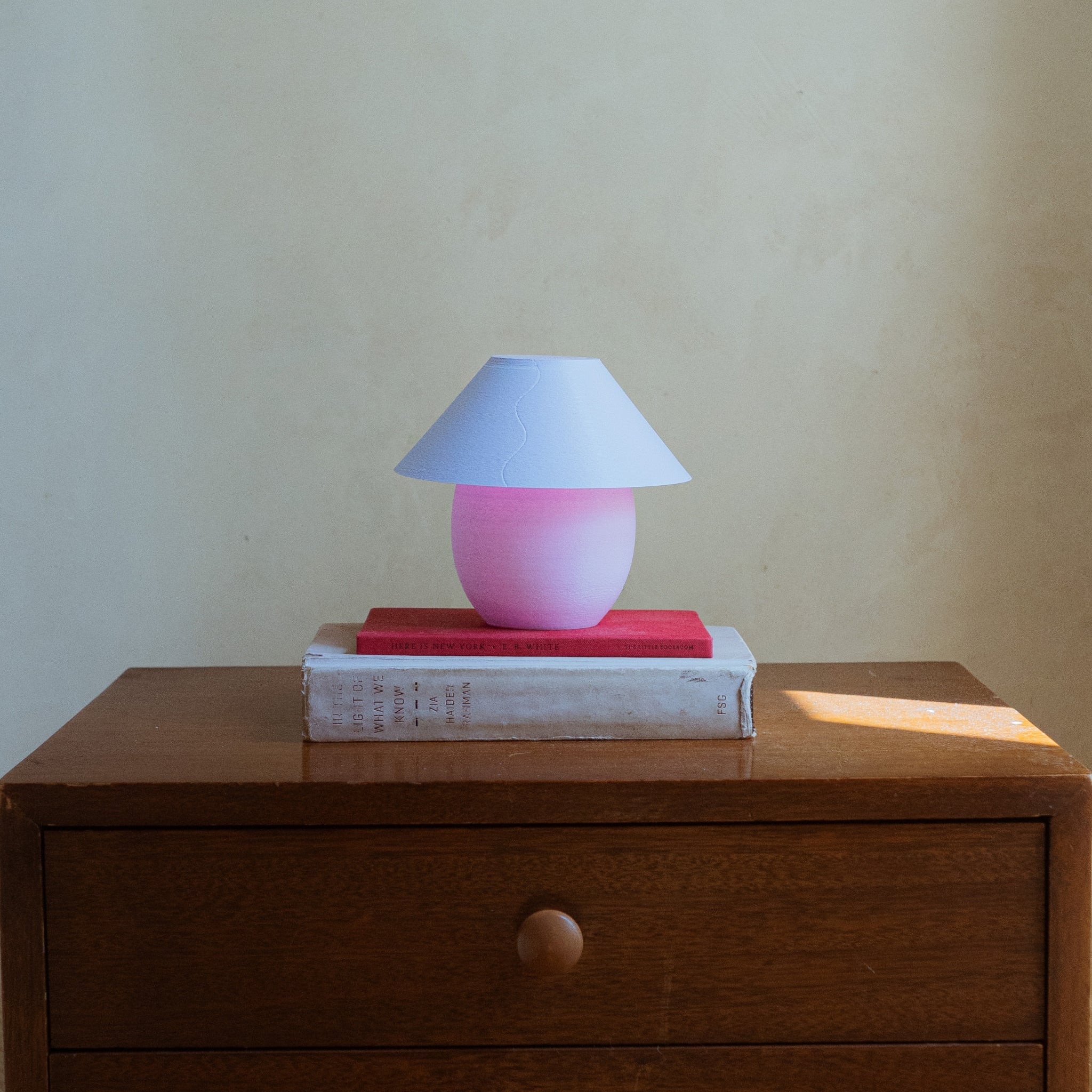 Scoop Lamp | 3D Printed Ceramic-Inspired Designer Table Lamp – Analuisa Corrigan x Wooj Design