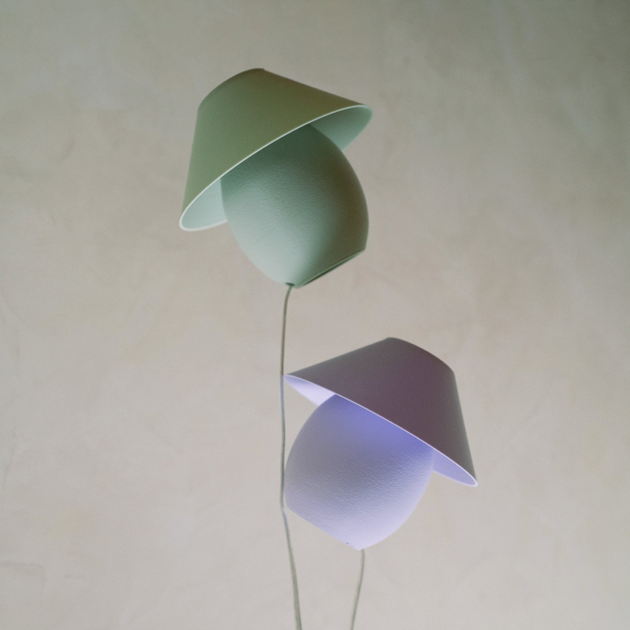 Scoop Lamp | 3D Printed Ceramic-Inspired Designer Table Lamp – Analuisa Corrigan x Wooj Design