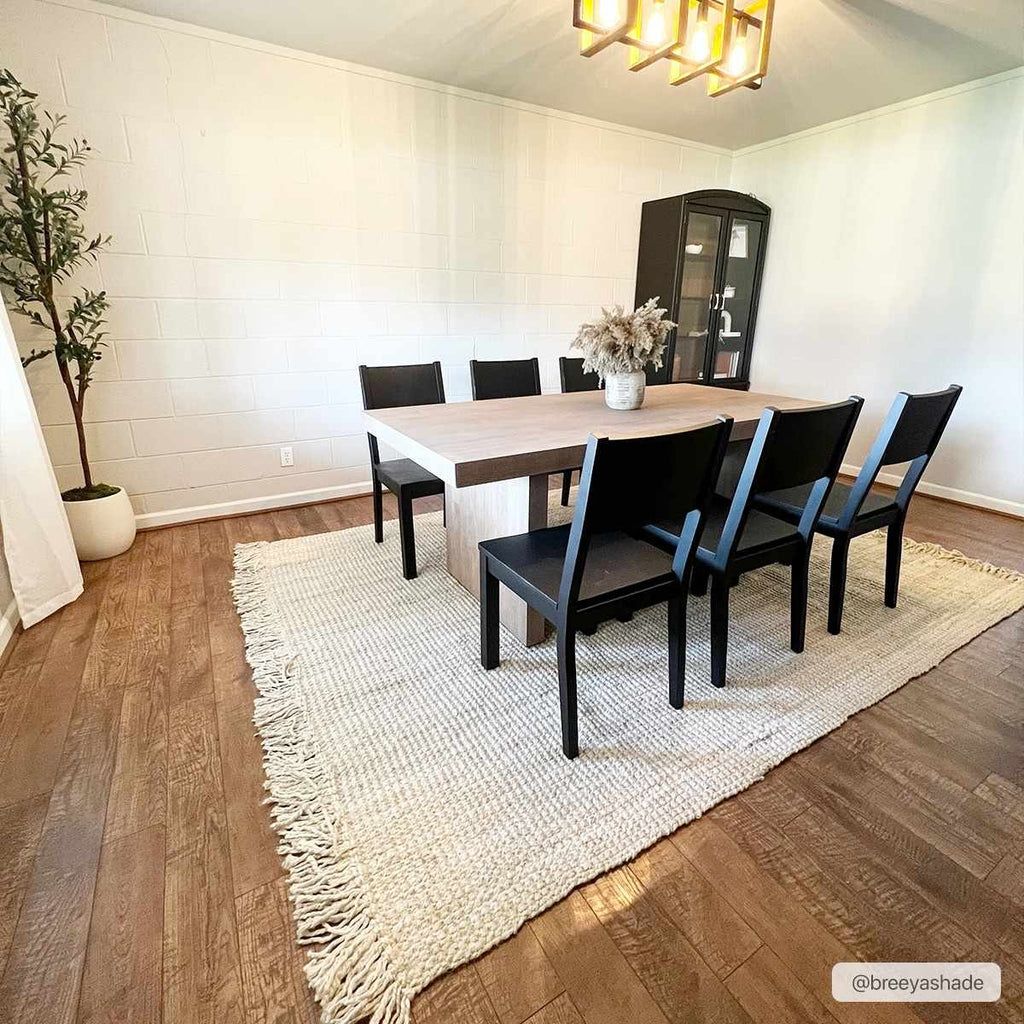Senneterre Bleached Jute Area Rug