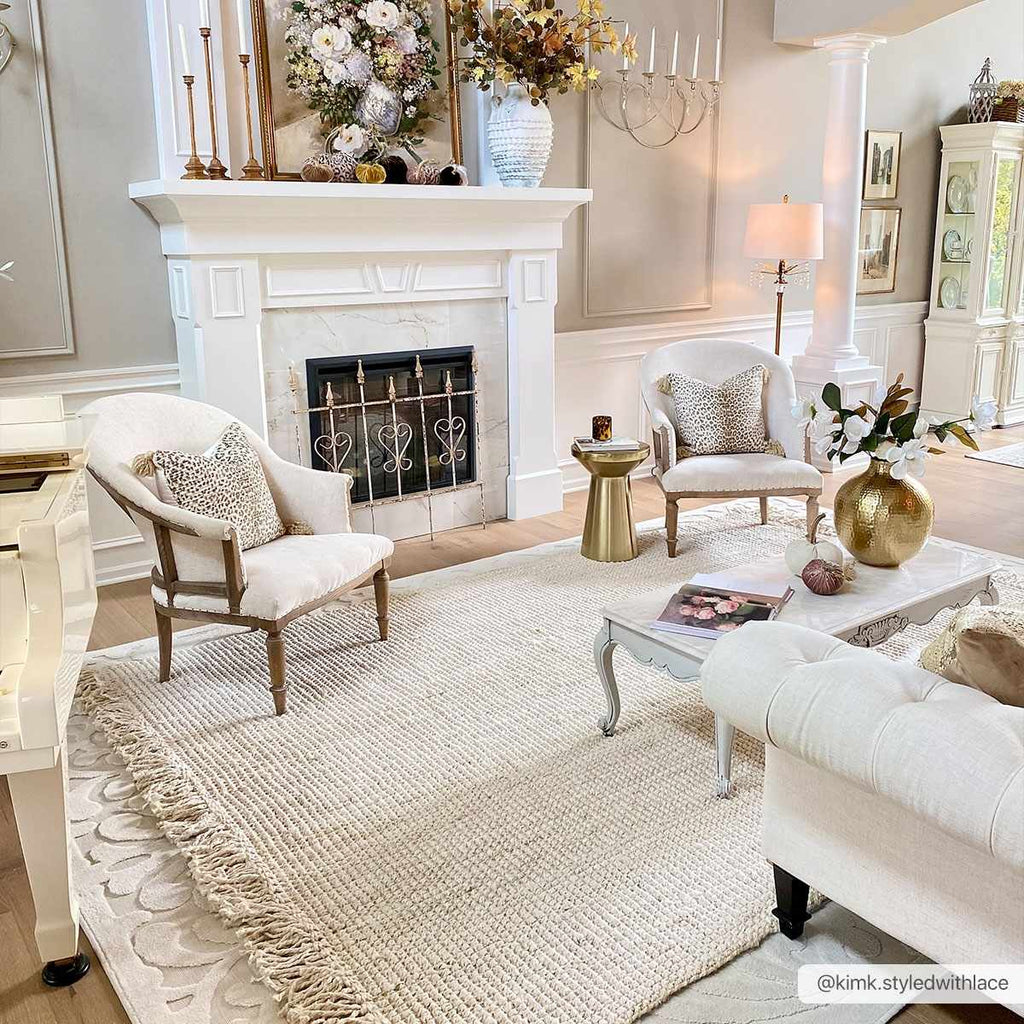 Senneterre Bleached Jute Area Rug