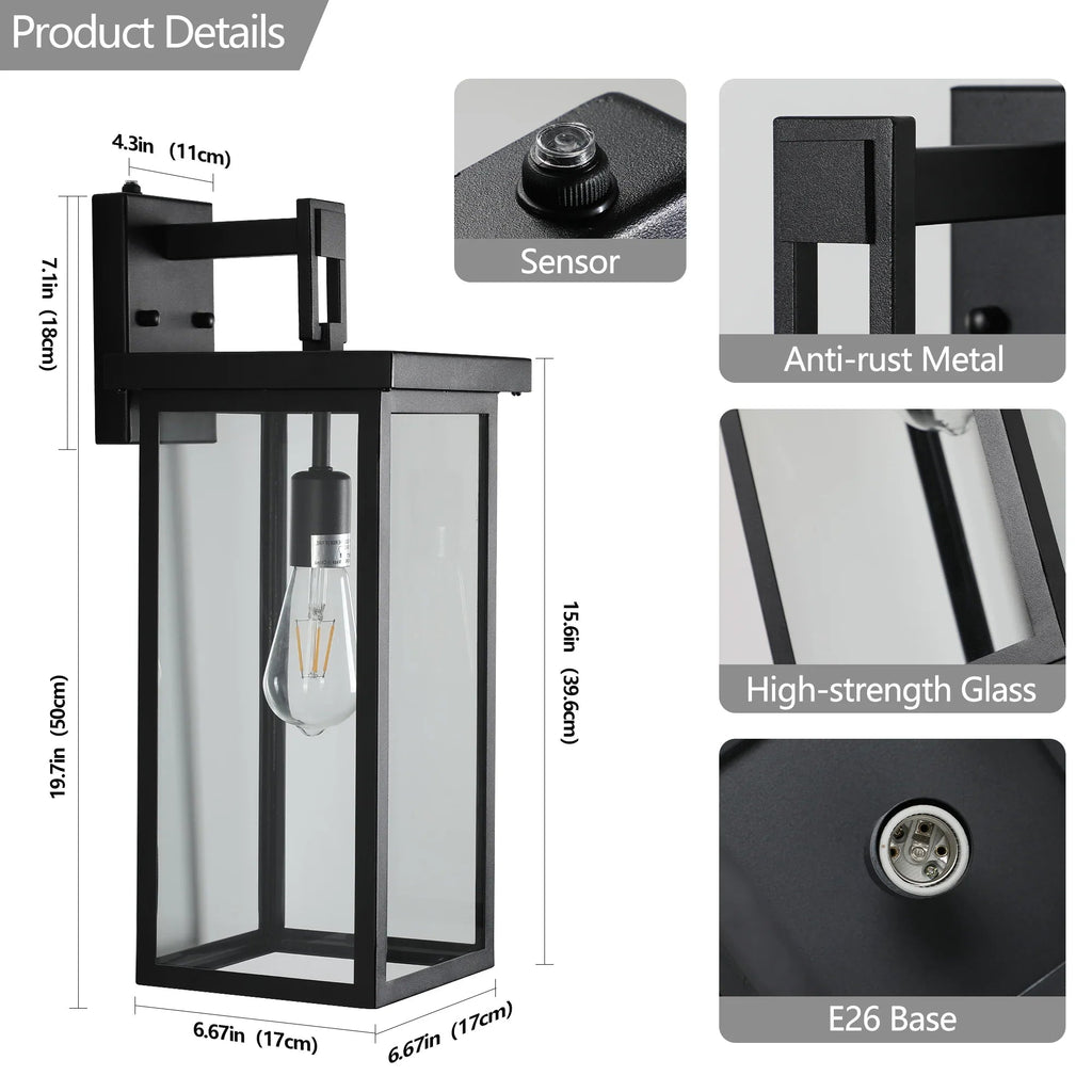 Anto Outdoor Wall Light 2-Pack