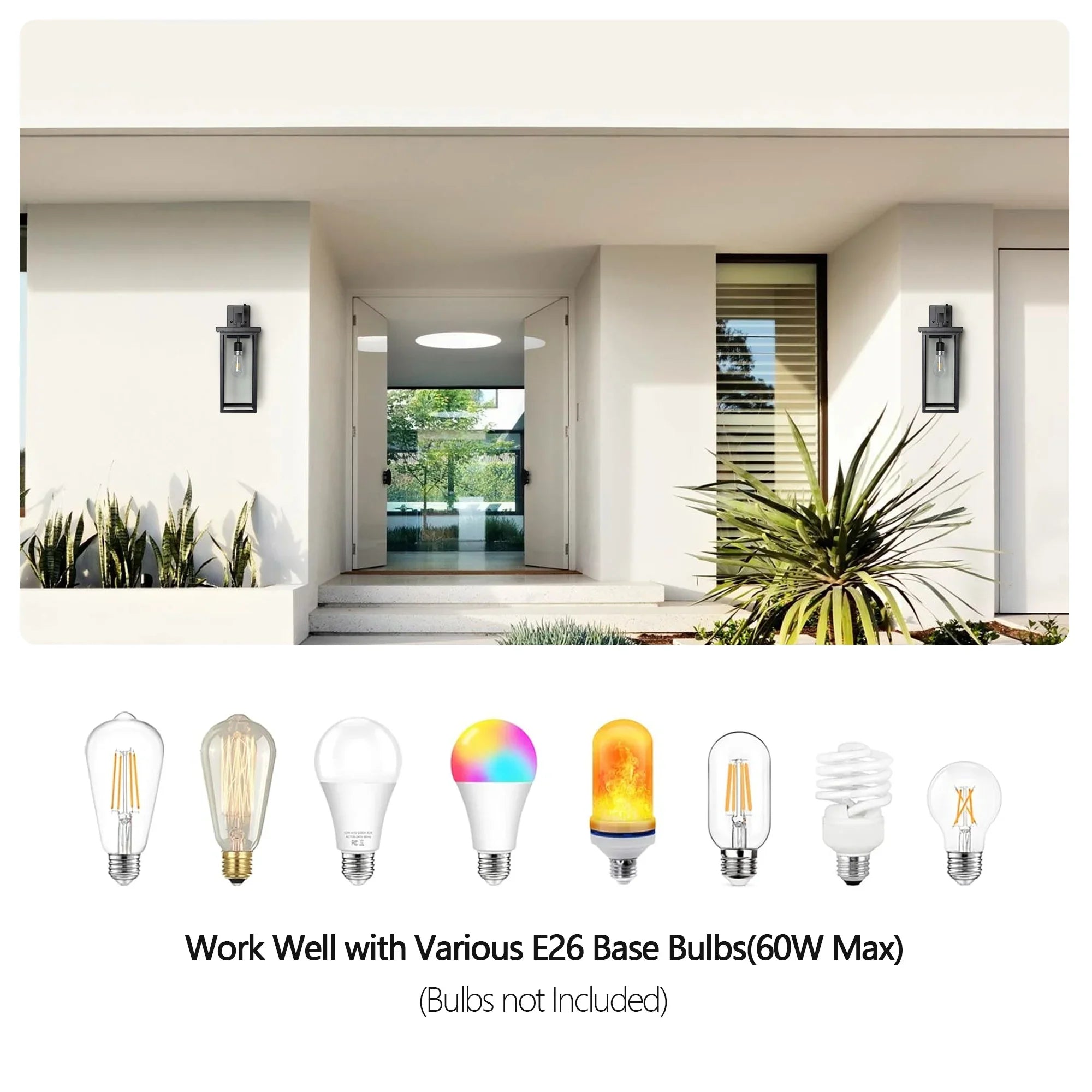 Anto Outdoor Wall Light 2-Pack