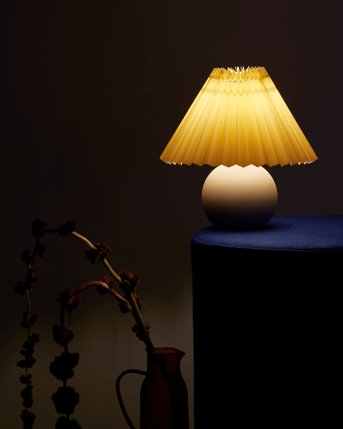 Serena Table Lamp | Ceramic Globe Table Lamp – Brightech