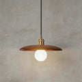 Serilo Wood Disc Pendant Light | Boho Multi-Size Hanging Lamp