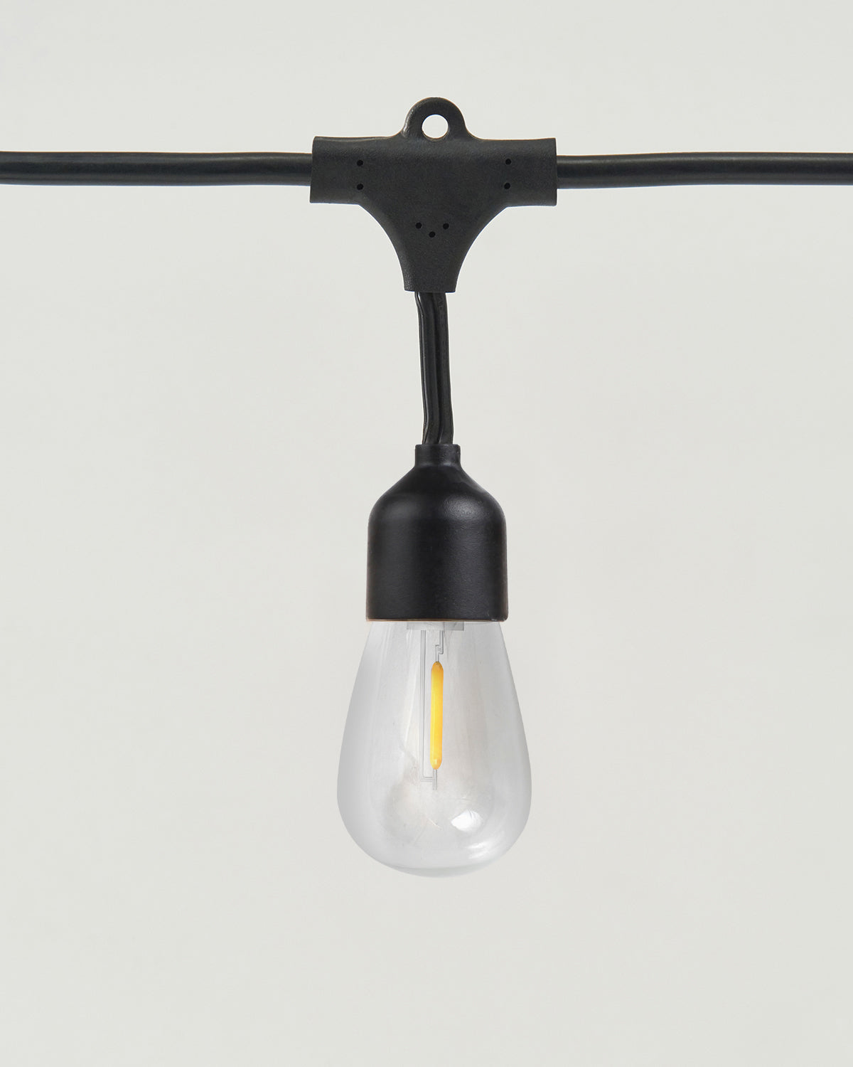 Ambience Pro Solar Hanging String Lights | Vintage Edison Backyard Lights