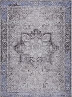 Rosman Blue & Beige Area Rug