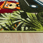 Jeep, Lion & Hippo Adventure Rug