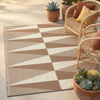 Tucson Natural Modern Outdoor Rug
