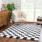 Atira Black & White Area Rug