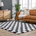 Atira Black & White Area Rug