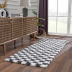Atira Black & White Area Rug