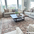 Urpi Rose & Brown Area Rug