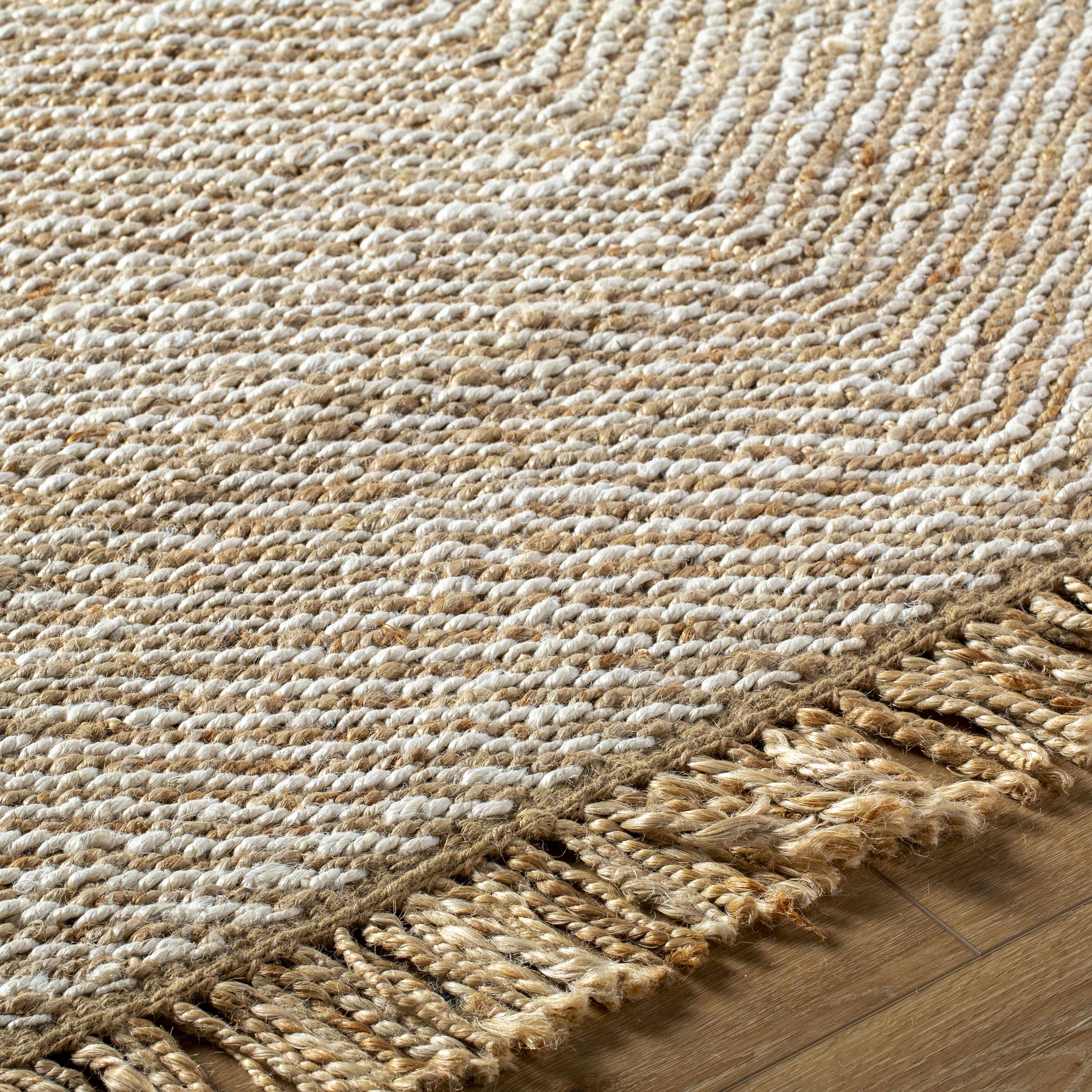 Kamey Varda Handmade Jute Area Rug