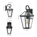 Tommy Outdoor Wall Light 2-Pack
