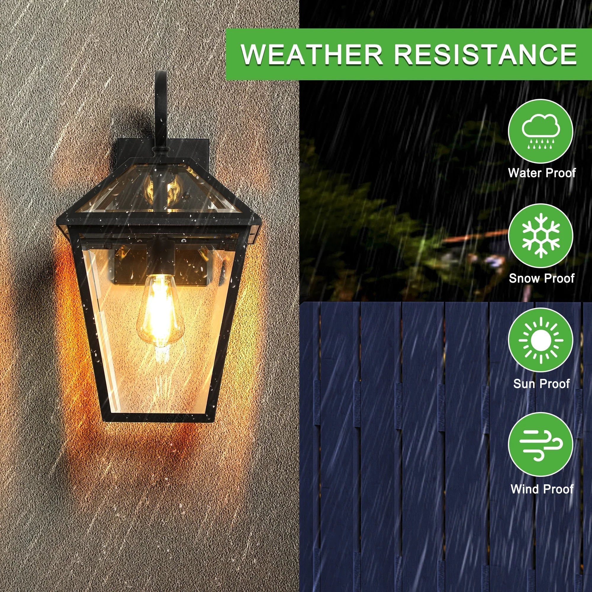 Tommy Outdoor Wall Light 2-Pack