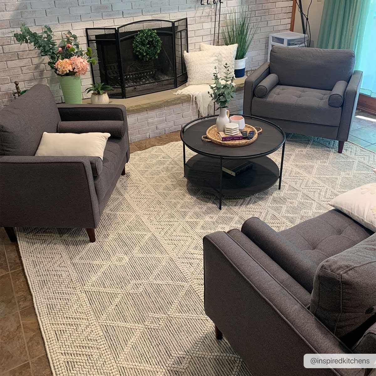 Whittington Hand Woven Wool Area Rug