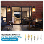 Black Iron Wall Light