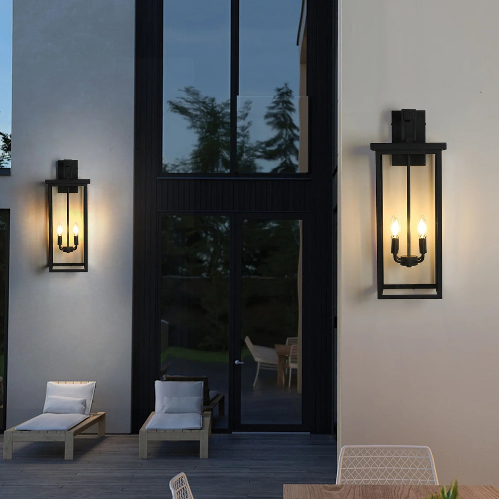 Black Iron Wall Light